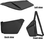 OSOCE Sling Bag Chest Backpack Casual Daypack Black Shoulder Crossbody Lightweight Anti Theft Outdoor Sport Travel Hiking Bag For Men Women - Image 7